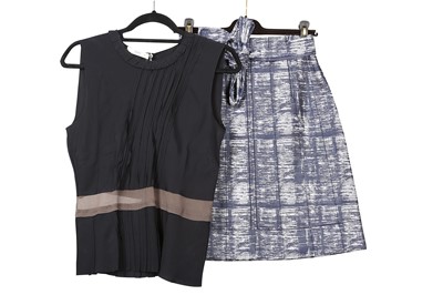 Lot 117 - Prada Top and Louis Vuitton Skirt, the top in...