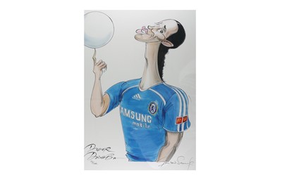 Lot 422 - Scarfe (Gerald) ARR Didier Drogba, numbered...