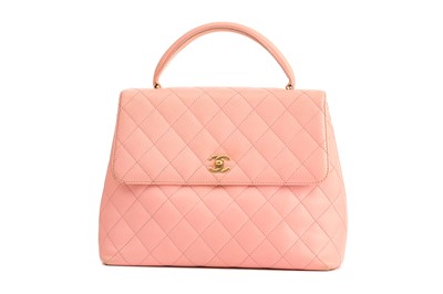 Lot 7 - Chanel Pink Caviar Kelly, c. 2003-04, quilted...