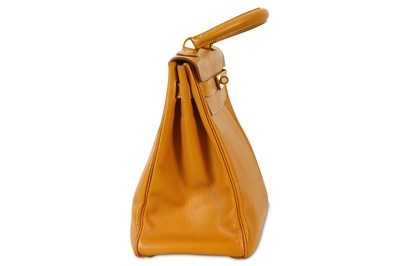 Lot 20 - Hermès Gold Clemence Taurillon Kelly Retourne...