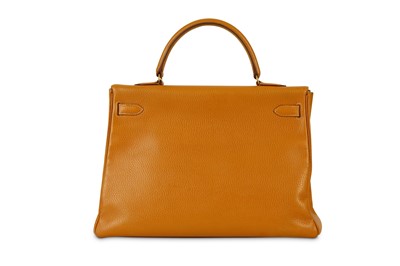 Lot 20 - Hermès Gold Clemence Taurillon Kelly Retourne...