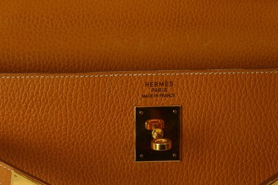 Lot 20 - Hermès Gold Clemence Taurillon Kelly Retourne...