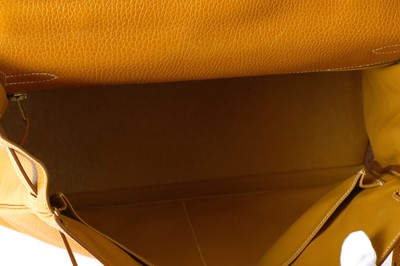 Lot 20 - Hermès Gold Clemence Taurillon Kelly Retourne...