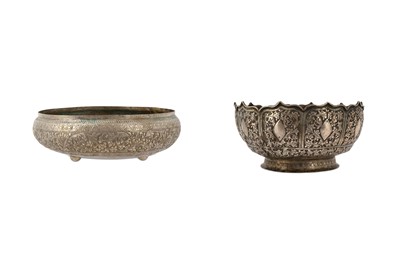 Lot 218 - TWO ENGRAVED MALAY BOWLS Malay Archipelago,...