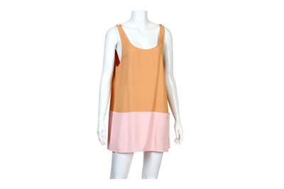Lot 4 - Chanel Orange and Pink Crepe Top/Dress, 2010s,...