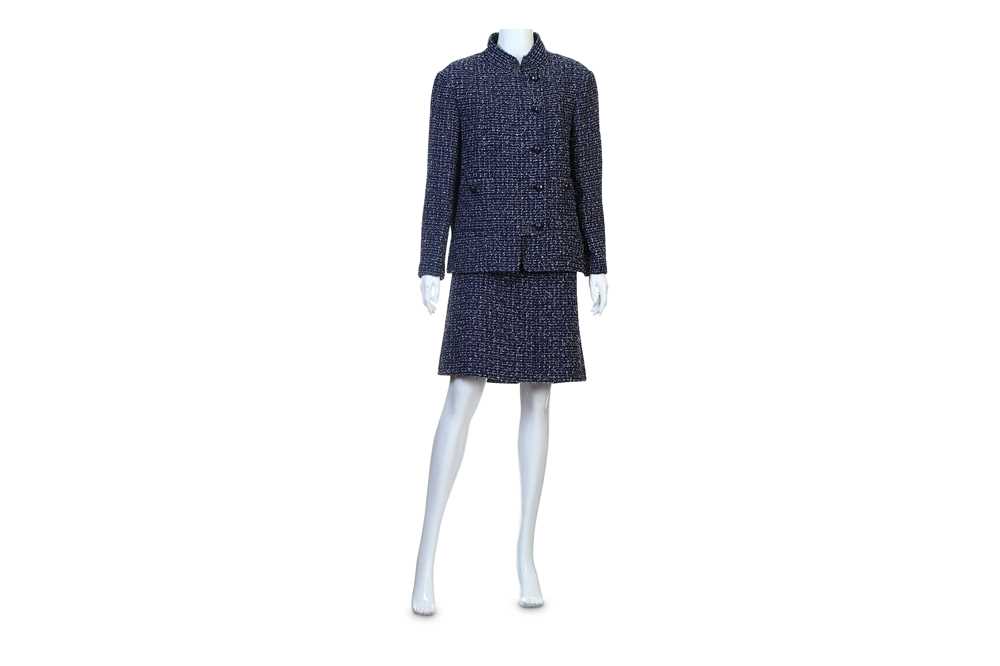 Chanel Blue 95P Jacket  Skirt Suit with CC buttons UKC1147  LuxuryPromise