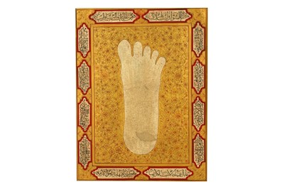 Lot 271 - THE FOOT-PRINT OF THE PROPHET Possibly Deccan,...