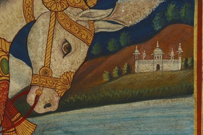 Lot 269 - A DEPICTION OF IMAM ALI'S WHITE HORSE DULDUL ...