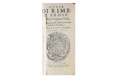 Lot 313 - Tasso (Torquato) Gioie di rime e prose… Quinta...