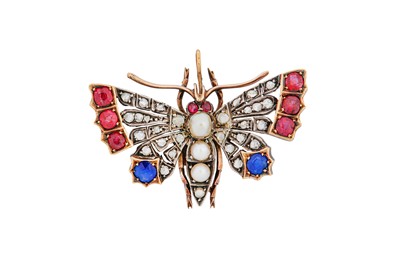 Lot 29 - A gem-set butterfly, late 19th century The...