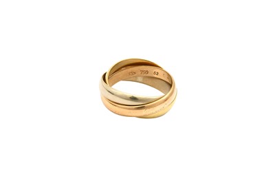 Lot 544 - An 18ct gold 'Trinity' ring, by Les Must de...