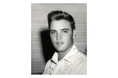 Lot 234 - Presley (Elvis) Early glossy head and...