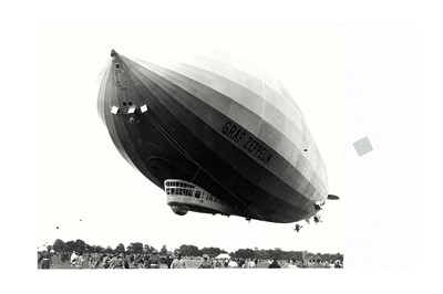 Lot 277 - Graf Zeppelin A 1.25cm square of the original...