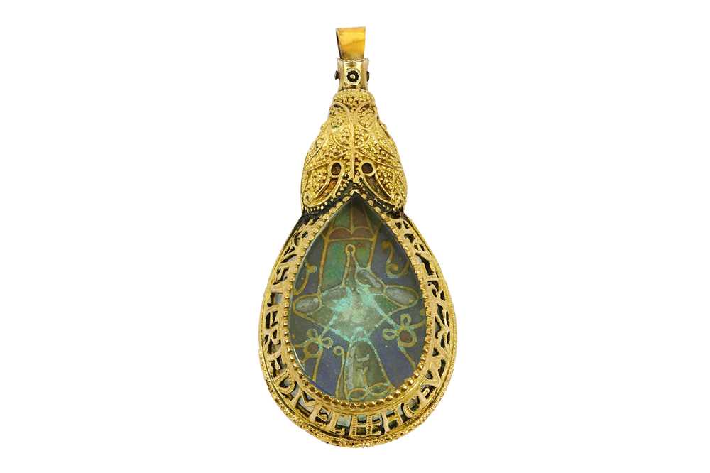 Lot 222 - A 19th century replica of the Alfred Jewel...