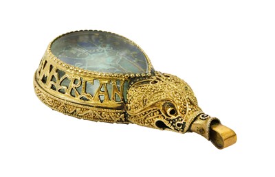 Lot 222 - A 19th century replica of the Alfred Jewel...