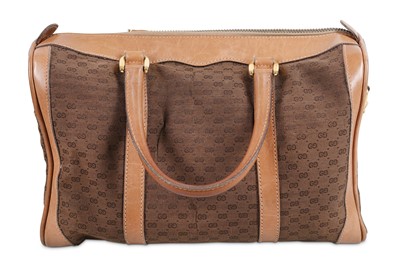 Lot 158 - Gucci Monogram Bowling Bag, 1970s, GG canvas...
