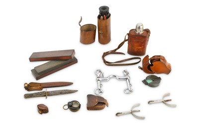 Lot 430 - A collection of items carried before and...