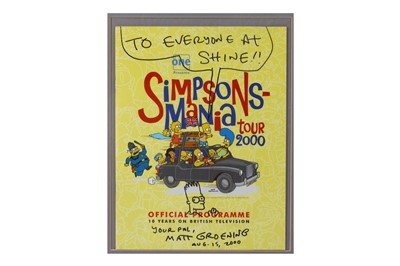 Lot 13 - Groening (Matt) Official programmes of...