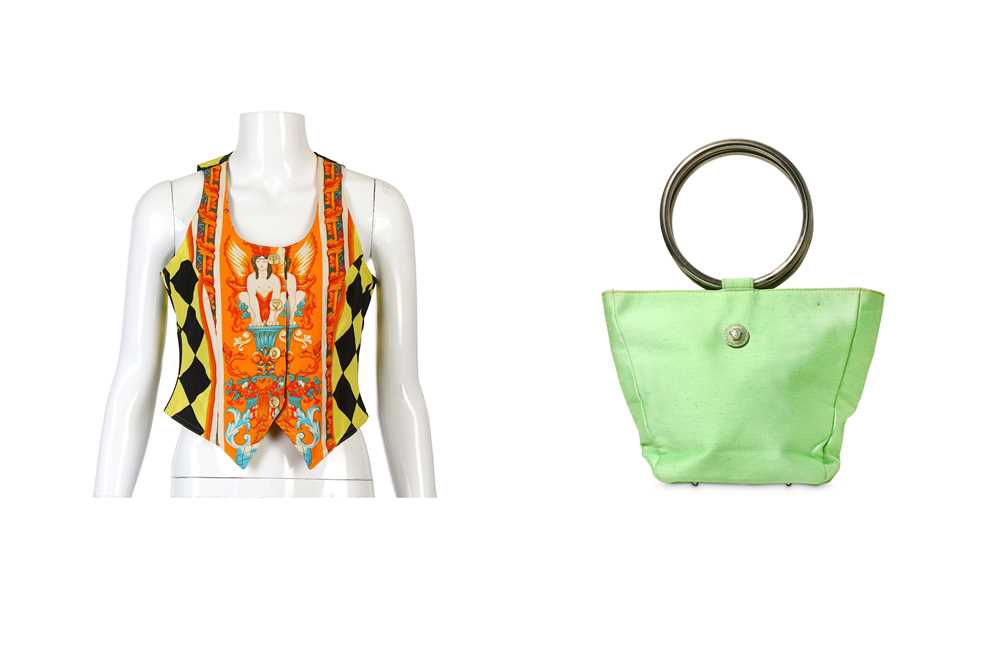 Lot 173 - Gianni Versace Versus Waistcoat, 1990s, black...