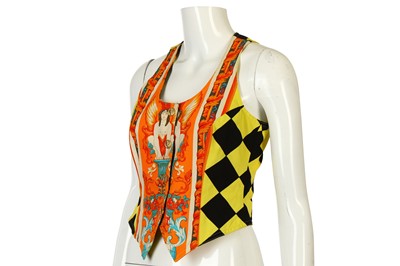 Lot 173 - Gianni Versace Versus Waistcoat, 1990s, black...