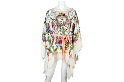 Lot 199 - Fendi Silk Floral Print Kaftan Dress, floral...