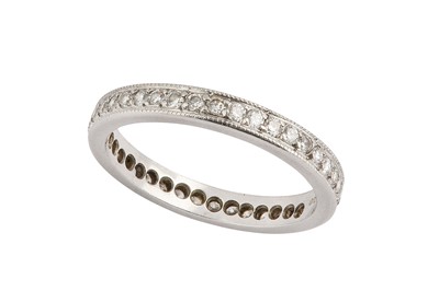 Lot 85 - A diamond eternity ring Set with a continuous...