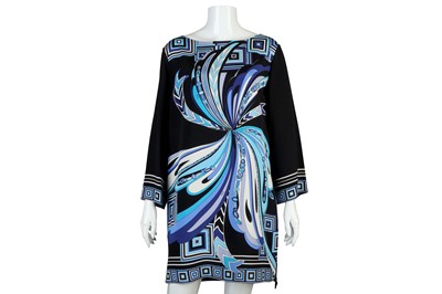 Lot 209 - Emilio Pucci Silk Dress, swirl motif in shades...
