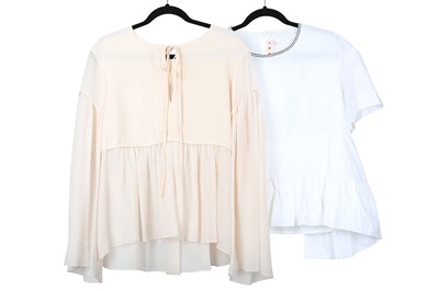 Lot 212 - Two Designer Tops, to include a white...