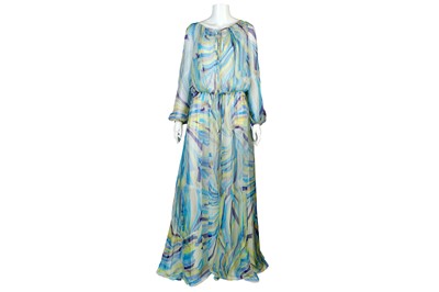 Lot 213 - Emilio Pucci Silk Maxi Dress, iconic Pucci...