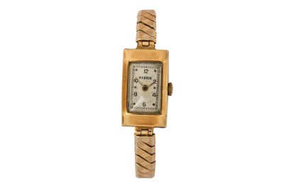 Lot 5 - MARVIN. A LADIES 9k YELLOW GOLD MANUAL...
