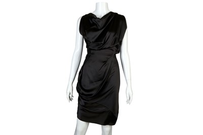 Lot 287 - Vivienne Westwood Anglomania Black Silk Dress,...