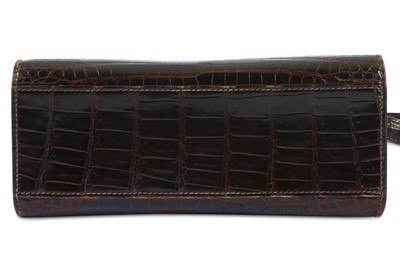 Lot 85 - Hermès Marron Crocodile Porosus Kelly Sport 20,...