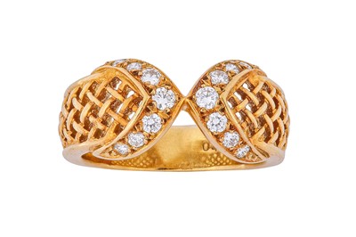 Lot 67 - A diamond ring, by Christian Dior Each...