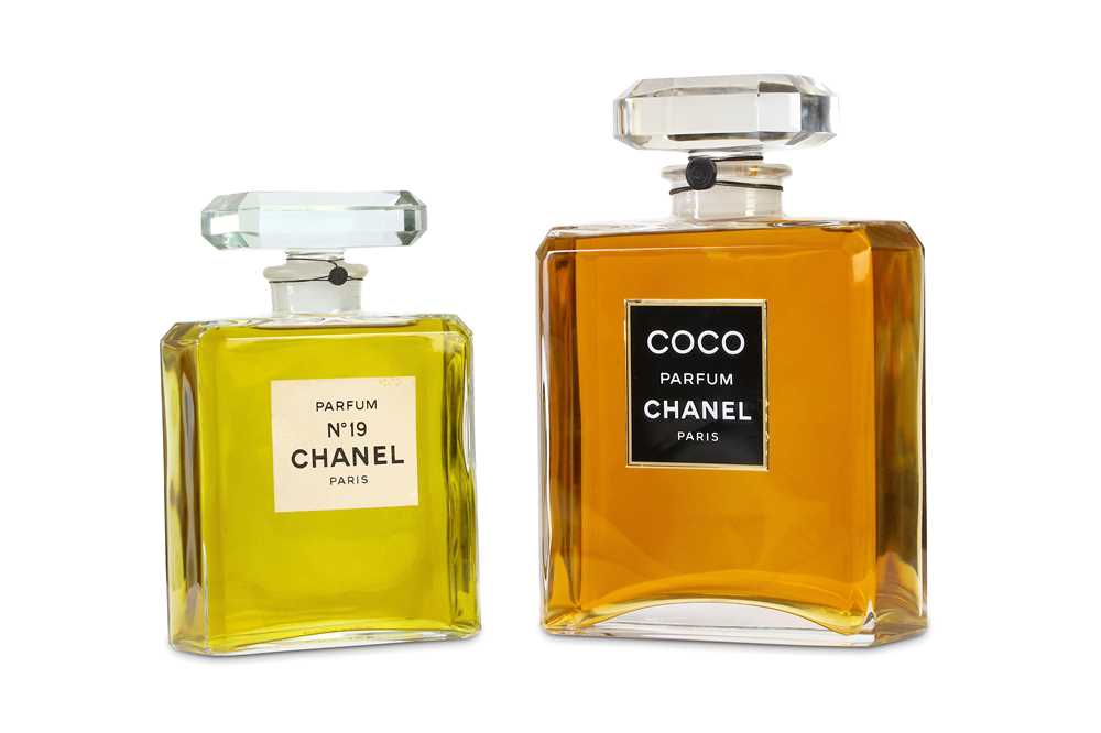 Lot 52 Two Chanel Perfume Display Bottles Probably Lot 52 Two Chanel Perfume Display Bottles Probably