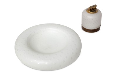 Lot 51 - TOMMASO BARBI: An ashtray and lighter,...