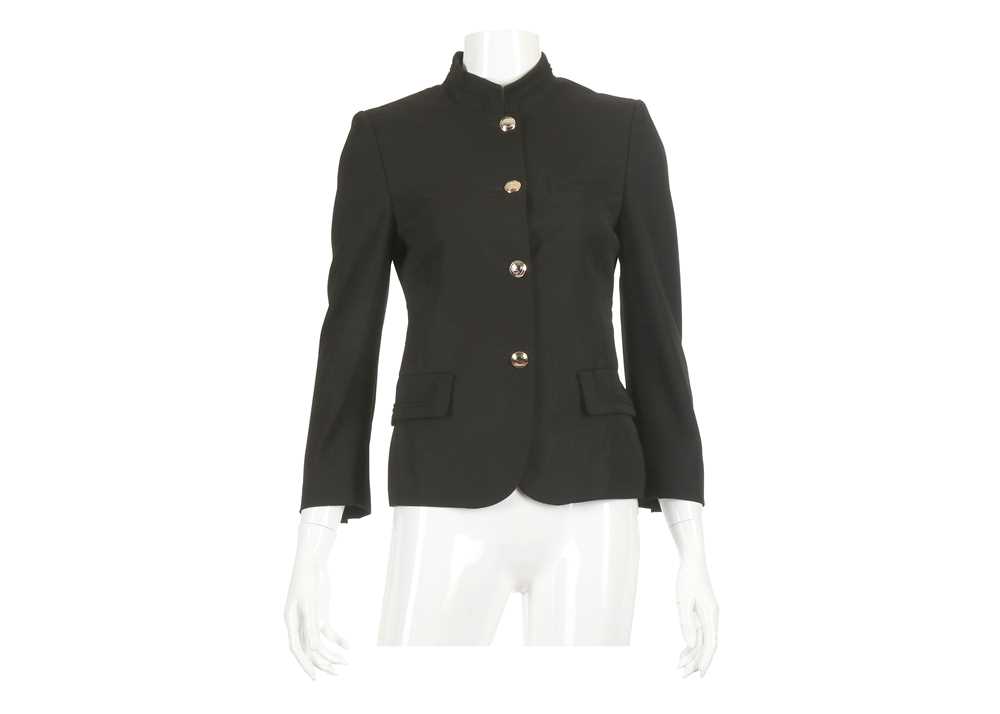 Lot 307 - Tom Ford for Gucci Black Jacket, gilt GG...