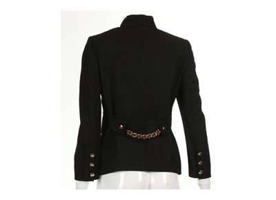Lot 307 - Tom Ford for Gucci Black Jacket, gilt GG...