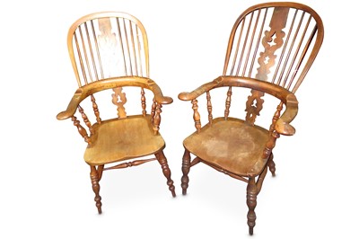 Lot 234 - A near pair of mid 19th Century Yorkshire...