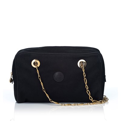 Lot 259 - Gucci Black Patent D-Ring Shoulder Bag, black...