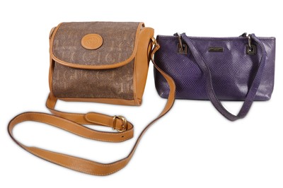 Lot 333 - Two Petite Gucci Handbags, the first in purple...