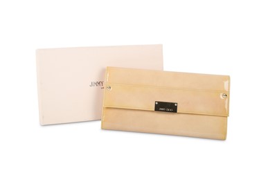 Lot 296 - Jimmy Choo Pale Yellow Patent Reese Clutch,...