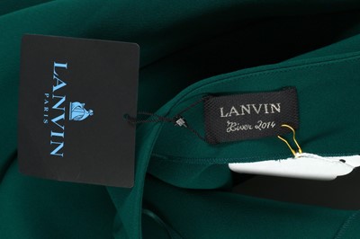 Lot 512 - Lanvin Emerald Green Dress, c. 2014, one...