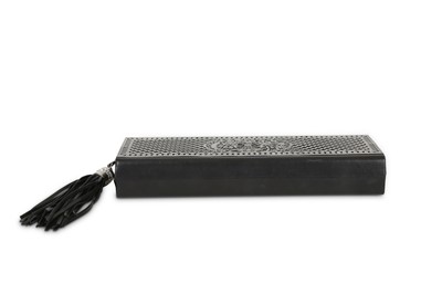Lot 347 - Lancel Black Limited Edition Clutch, smooth...