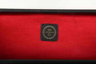 Lot 347 - Lancel Black Limited Edition Clutch, smooth...
