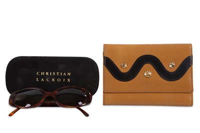 Lot 340 - Christian Lacroix Wallet and Sunglasses, 1990s,...
