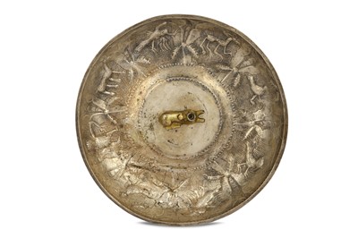 Lot 184 - AN OTTOMAN PARCEL-GILT REPOUSSÉ SILVER BOWL...