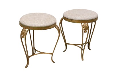 Lot 63 - PIERLUIGI COLLI: A Pair of Stools, Italy 1940s,...