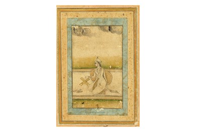 Lot 373 - A PORTRAIT OF A LADY  Provincial Mughal School,...