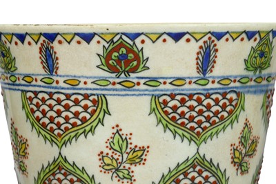 Lot 180 - A PAIR OF KUTAHYA-STYLE POTTERY VASES Samson,...