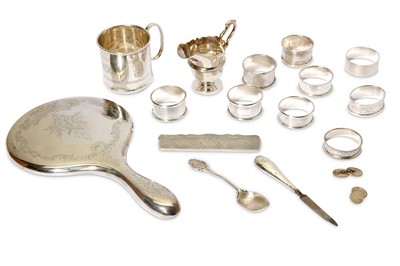Lot 40 - A collection of Sterling silver, including a...